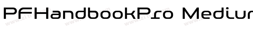 PFHandbookPro Medium字体转换